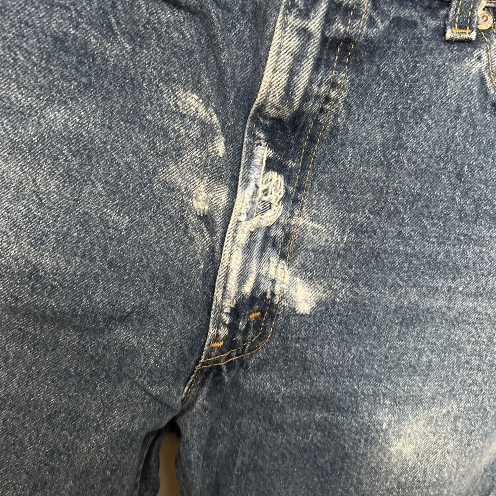 mens levis jeans 505‎ Faded Destroy 36 X 30 Straight Legs